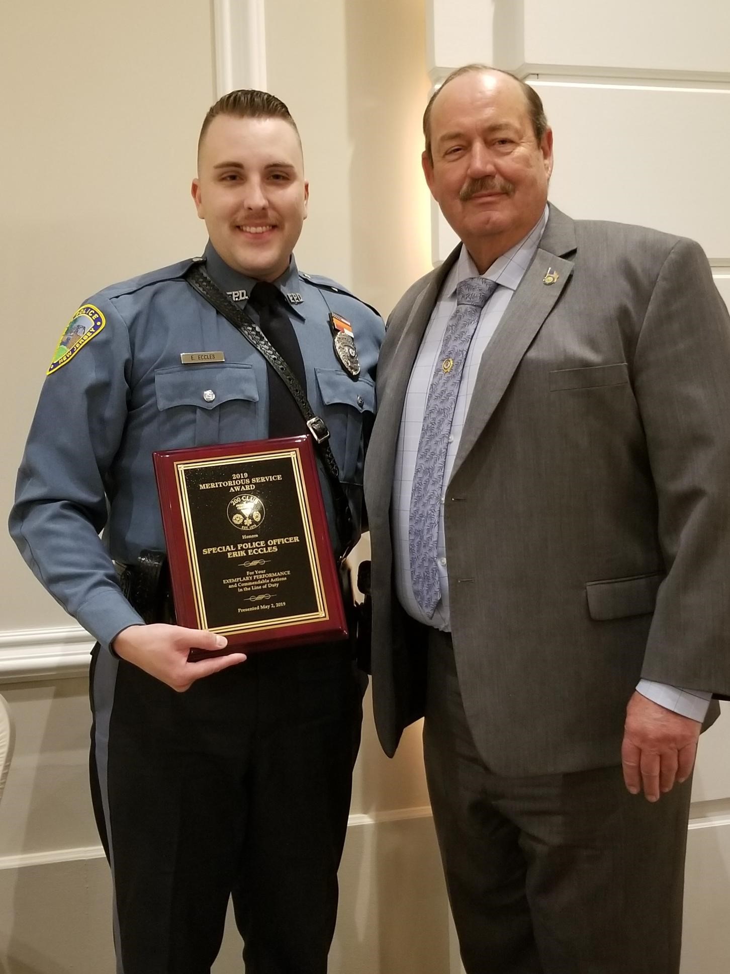 Frenchtown Police Officer Presented With Life Saving Award